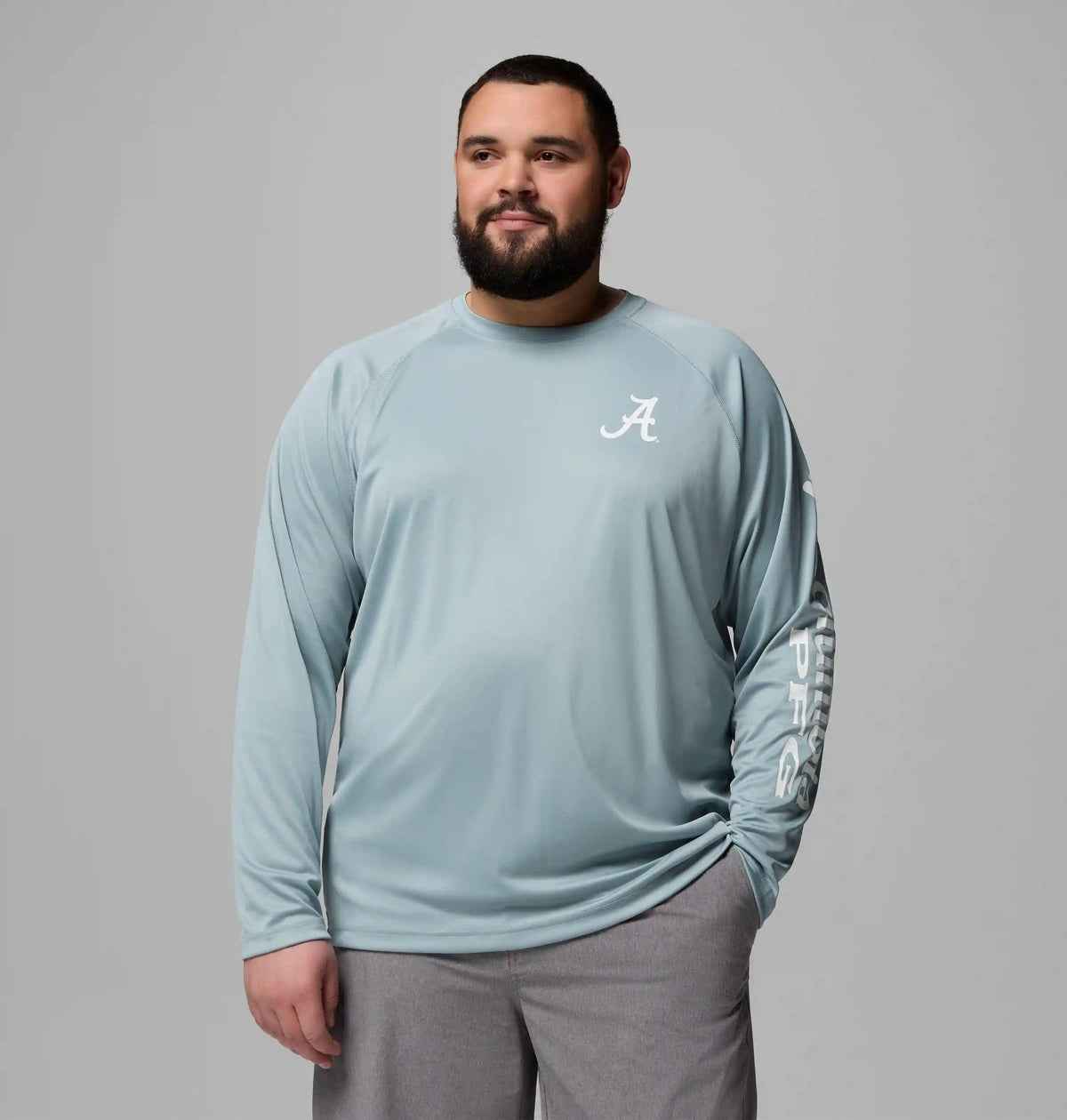 Men's Collegiate PFG Terminal Tackle Long Sleeve Shirt - Big - Alabama
