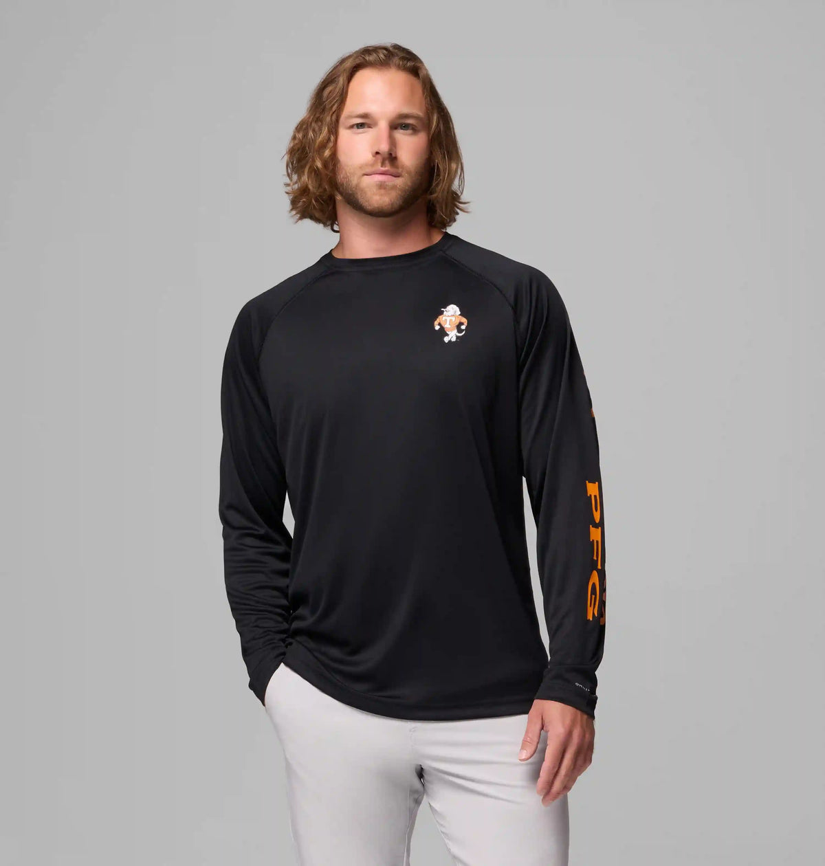 Men's Collegiate PFG Terminal Tackle Long Sleeve Shirt - Tall - Tennessee