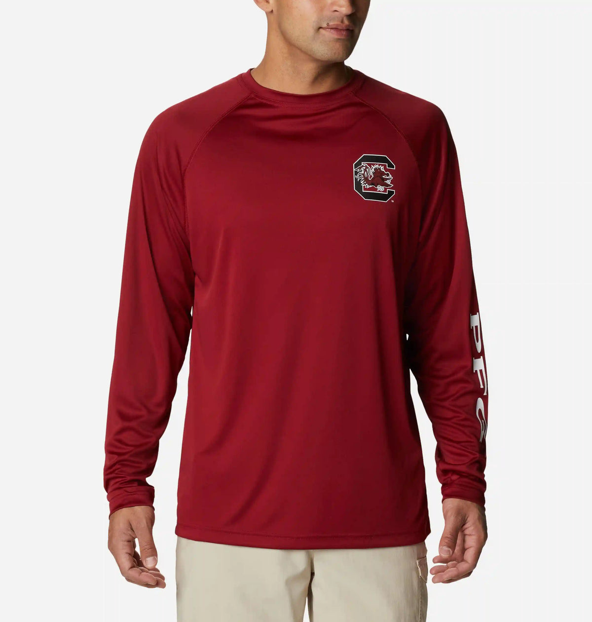 Men's Collegiate PFG Terminal Tackle Long Sleeve Shirt - Tall - South Carolina