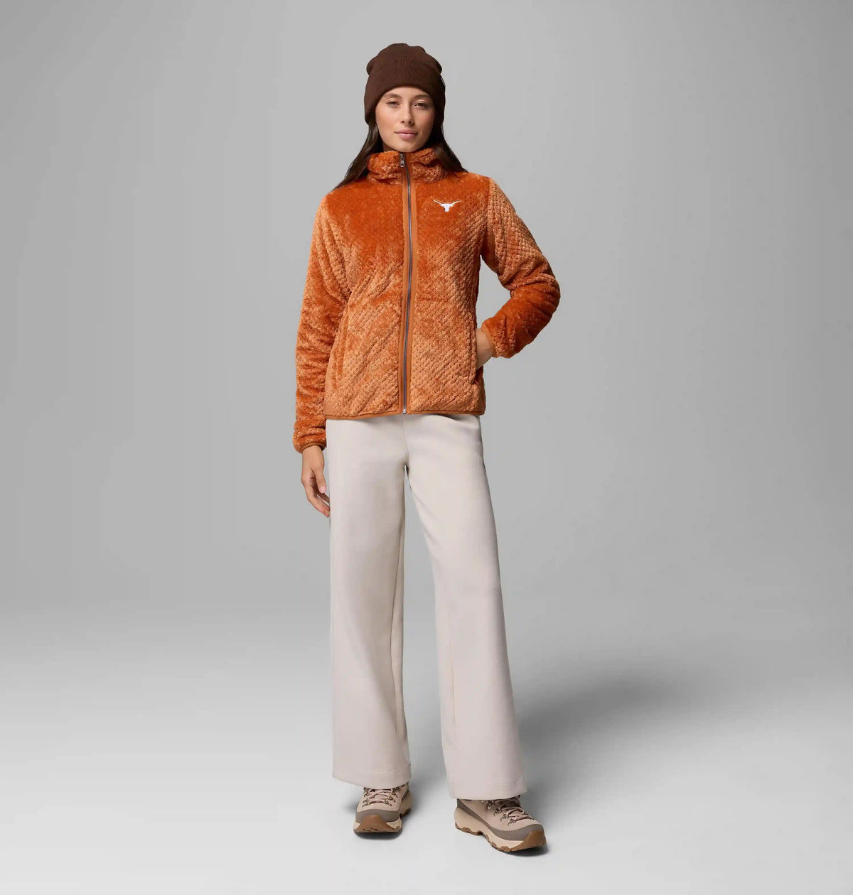 Women's Collegiate Fire Side II Sherpa Full Zip Fleece - Texas