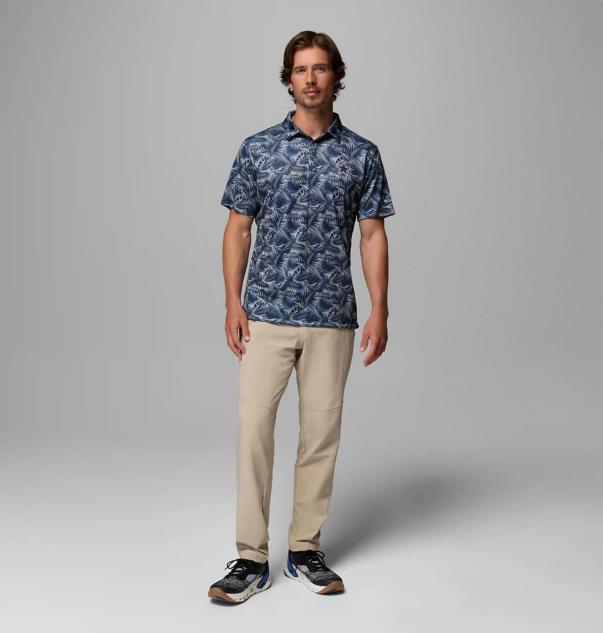 Men's PFG Super Terminal Tackle Polo - Dallas Cowboys