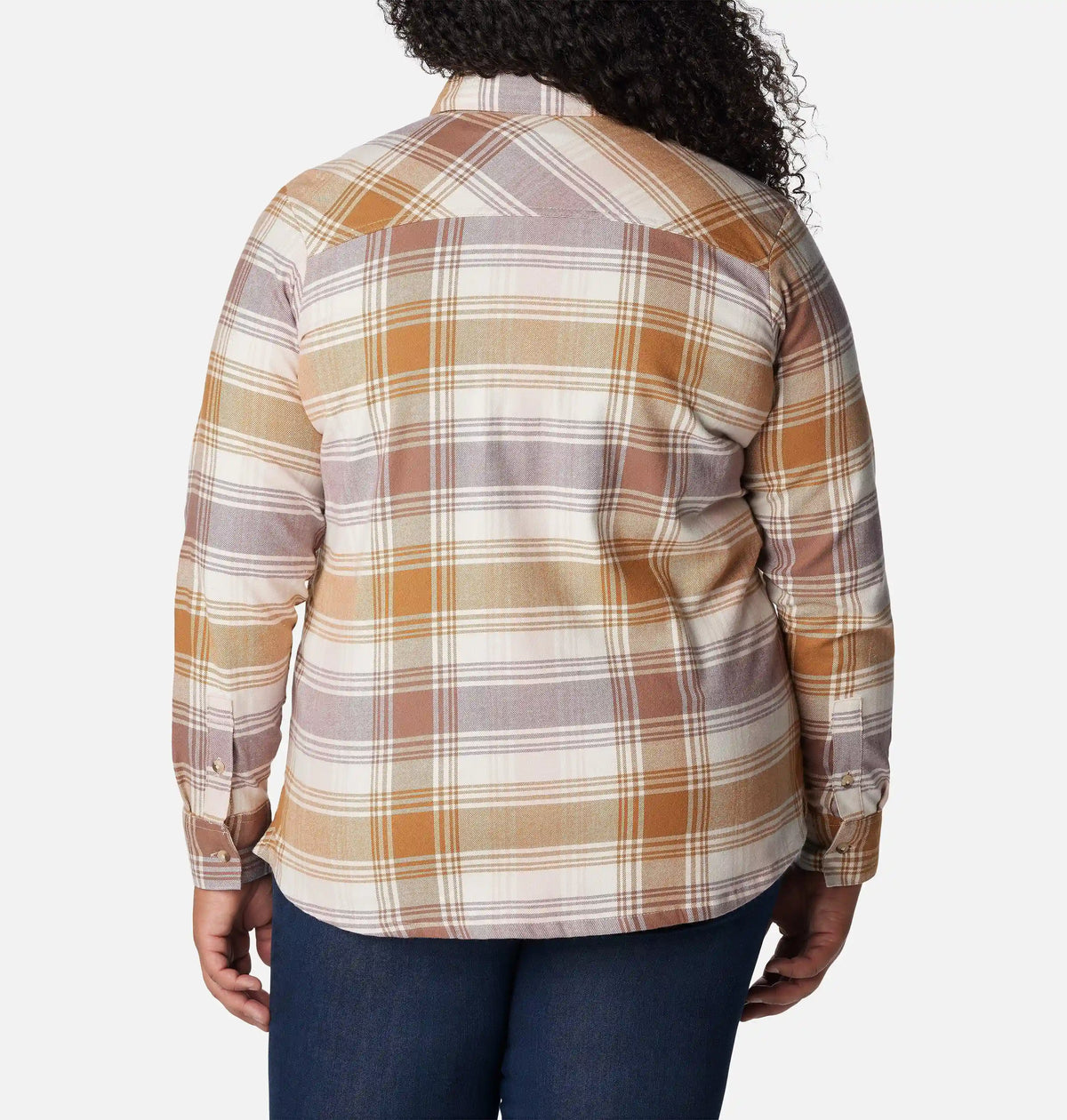 Women's Calico Basin Flannel Long Sleeve Shirt - Plus Size