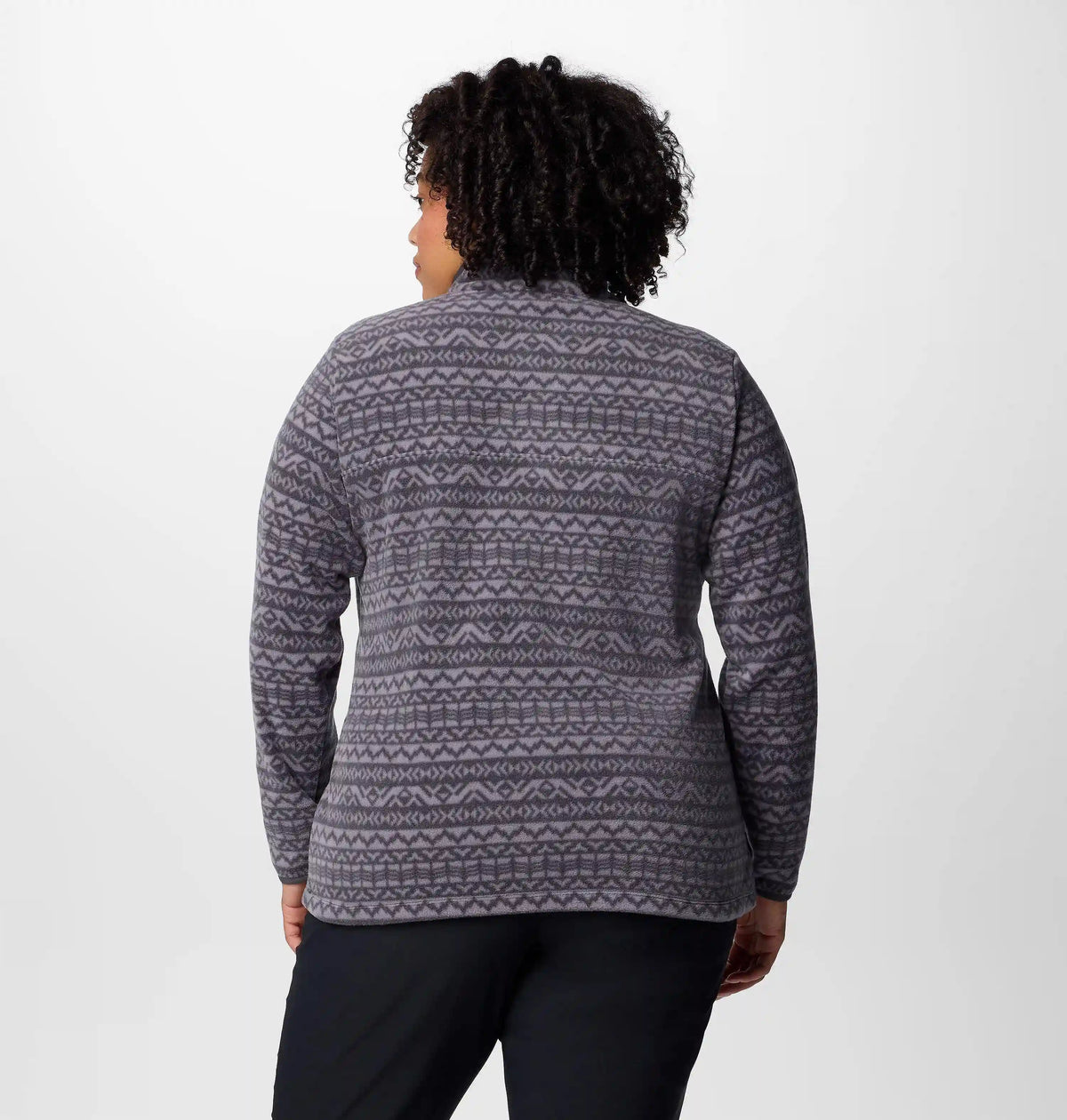 Women's Benton Springs Printed Half Snap Fleece Pullover - Plus Size