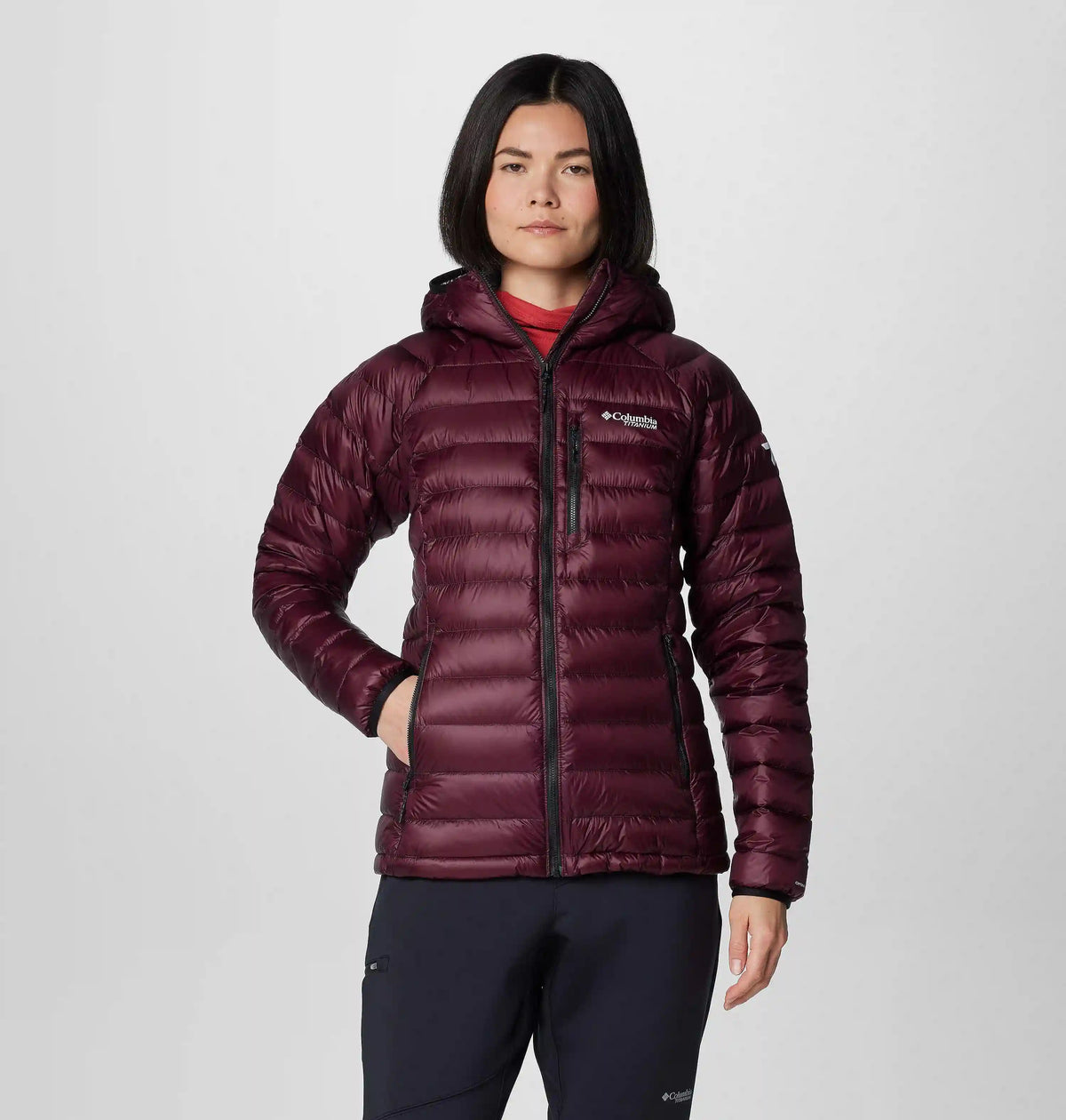 Women's Arctic Crest Down Hooded Jacket