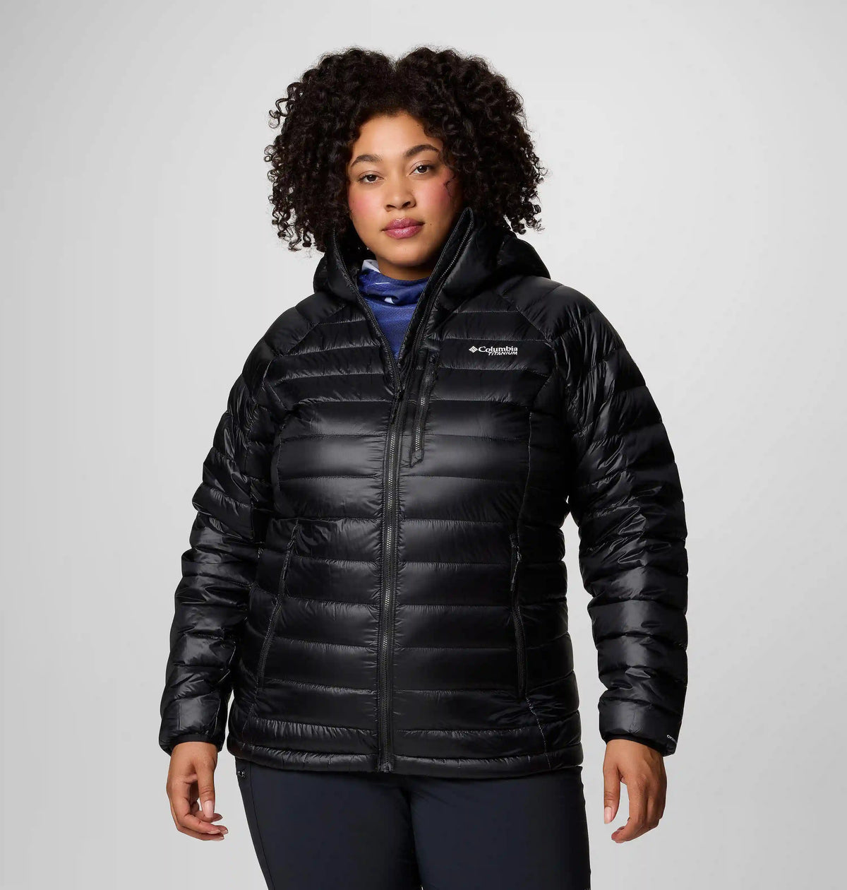 Women's Arctic Crest Down Hooded Jacket - Plus Size