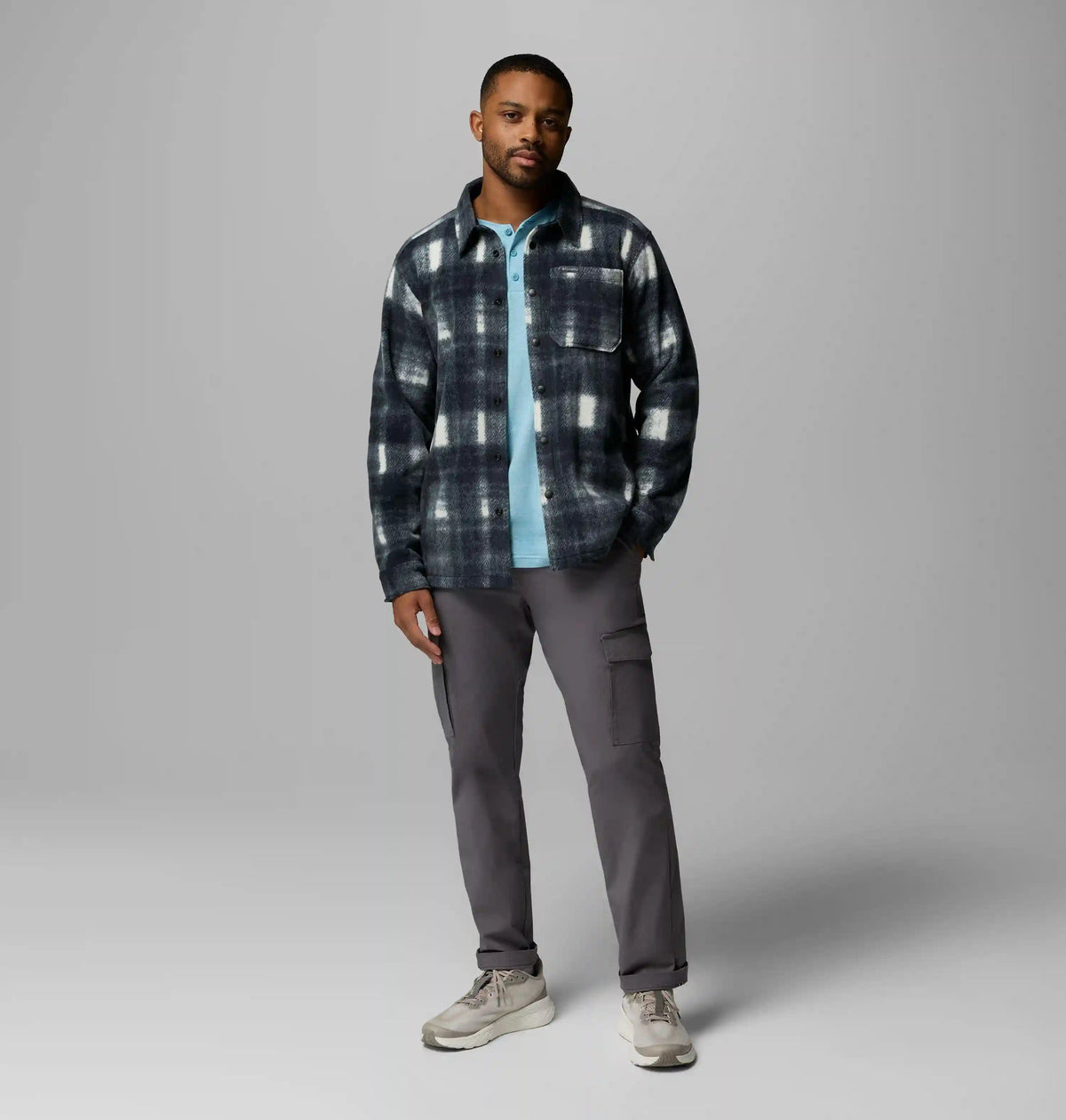 Men's Steens Mountain Printed Fleece Shirt Jacket II