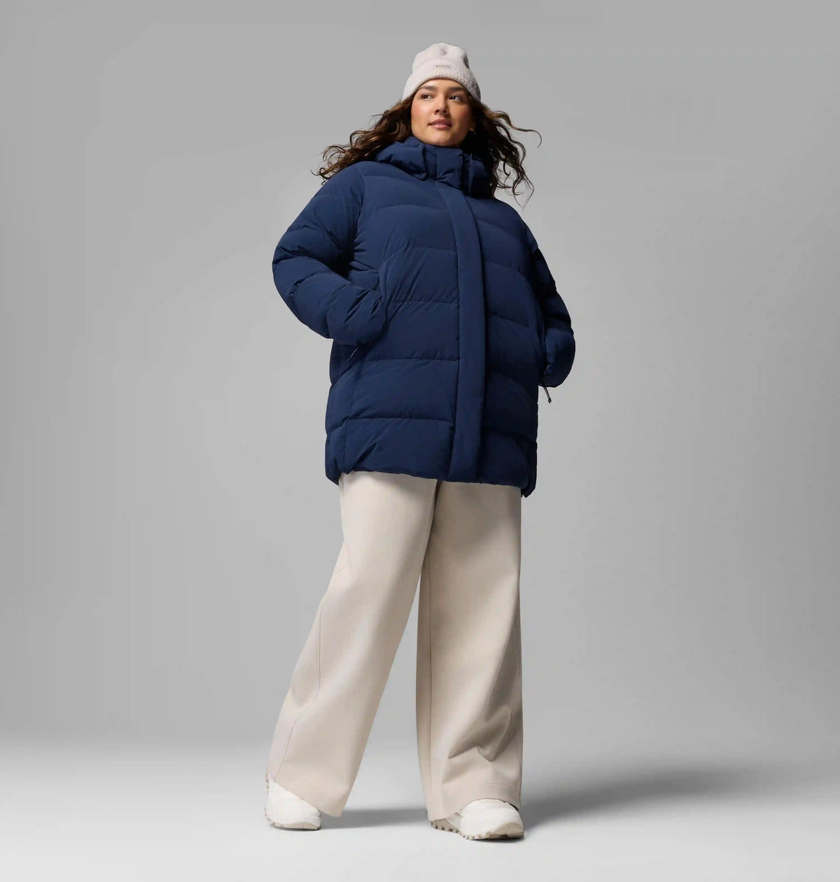 Women's Amaze Puff Mid Hooded Jacket - Plus Size
