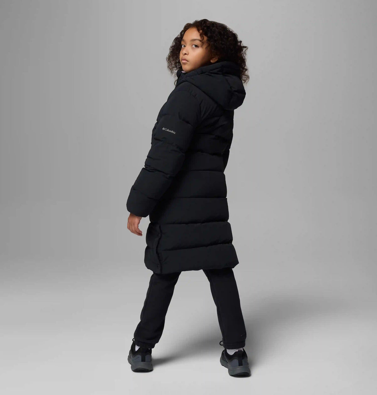 Girls' Amaze Puff Long Hooded Jacket