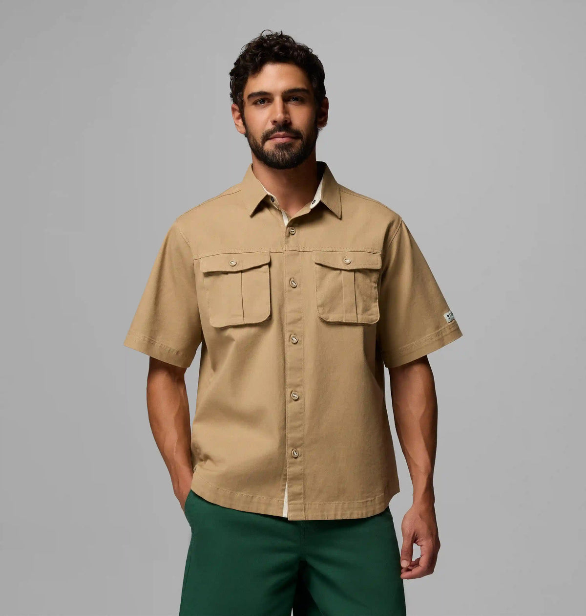 Men's Acker Rock Twill Short Sleeve Button Up Shirt