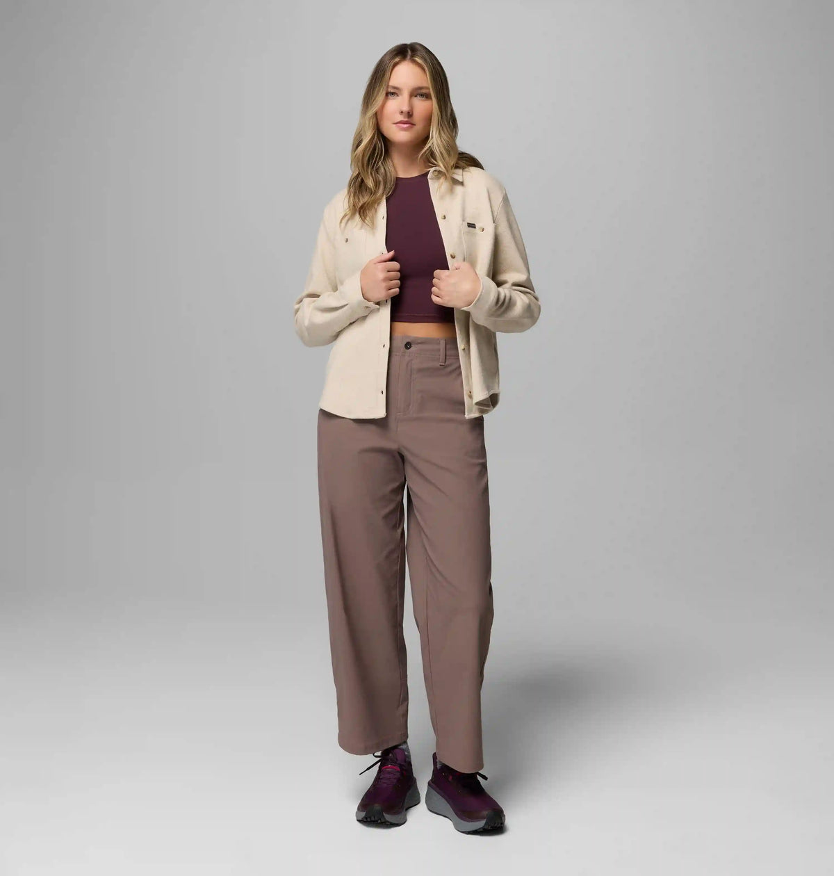 Women's Twill River Long Sleeve Knit Shirt