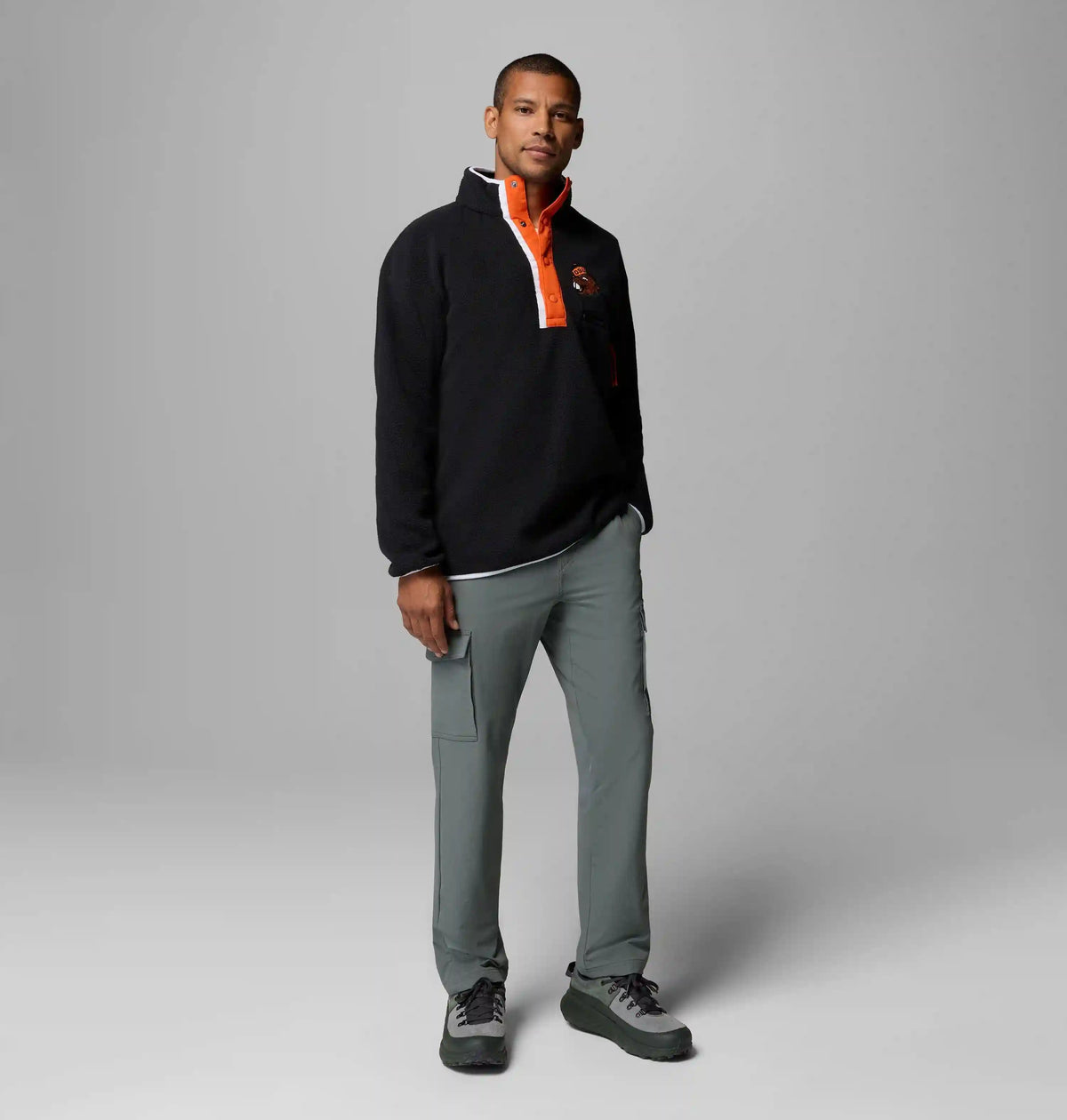 Men's Collegiate Helvetia Half Snap Fleece - Oregon State