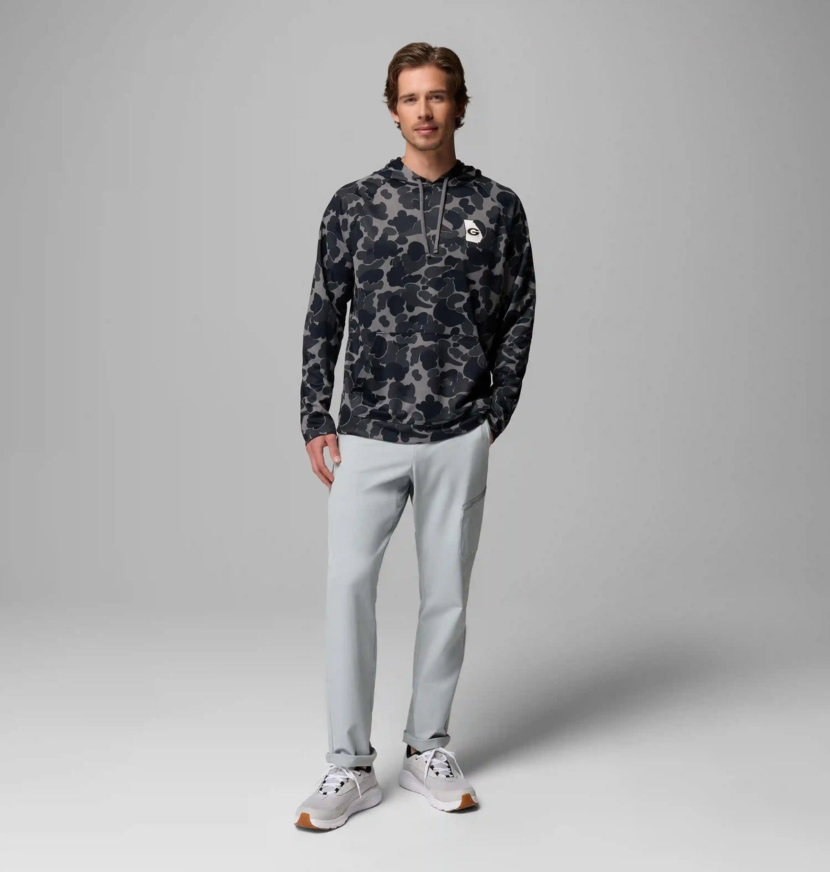 Men's Collegiate Wild Cast Camp Hoodie - Georgia