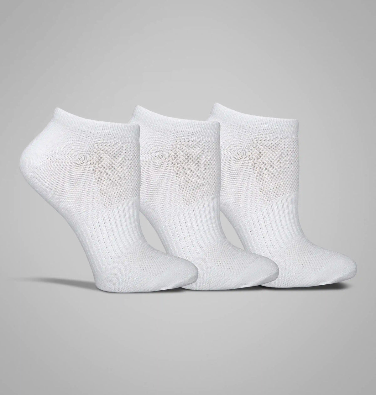 Women's Flat Knit No Show Socks - 3 Pack