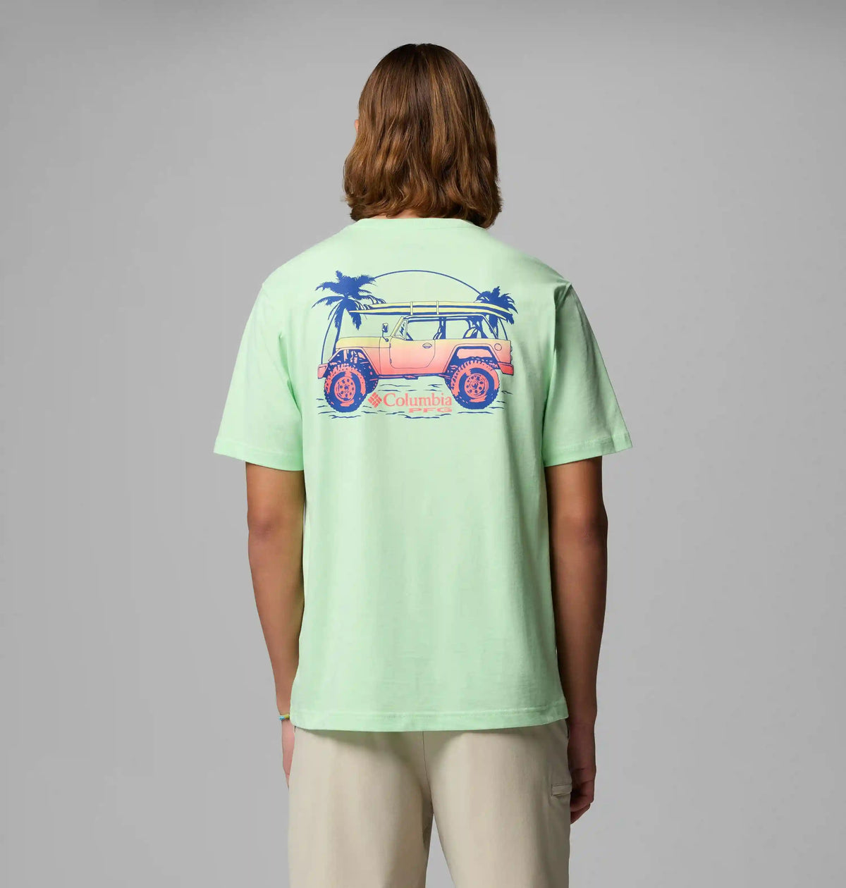Men's Beaching Truck PFG Short Sleeve T-Shirt