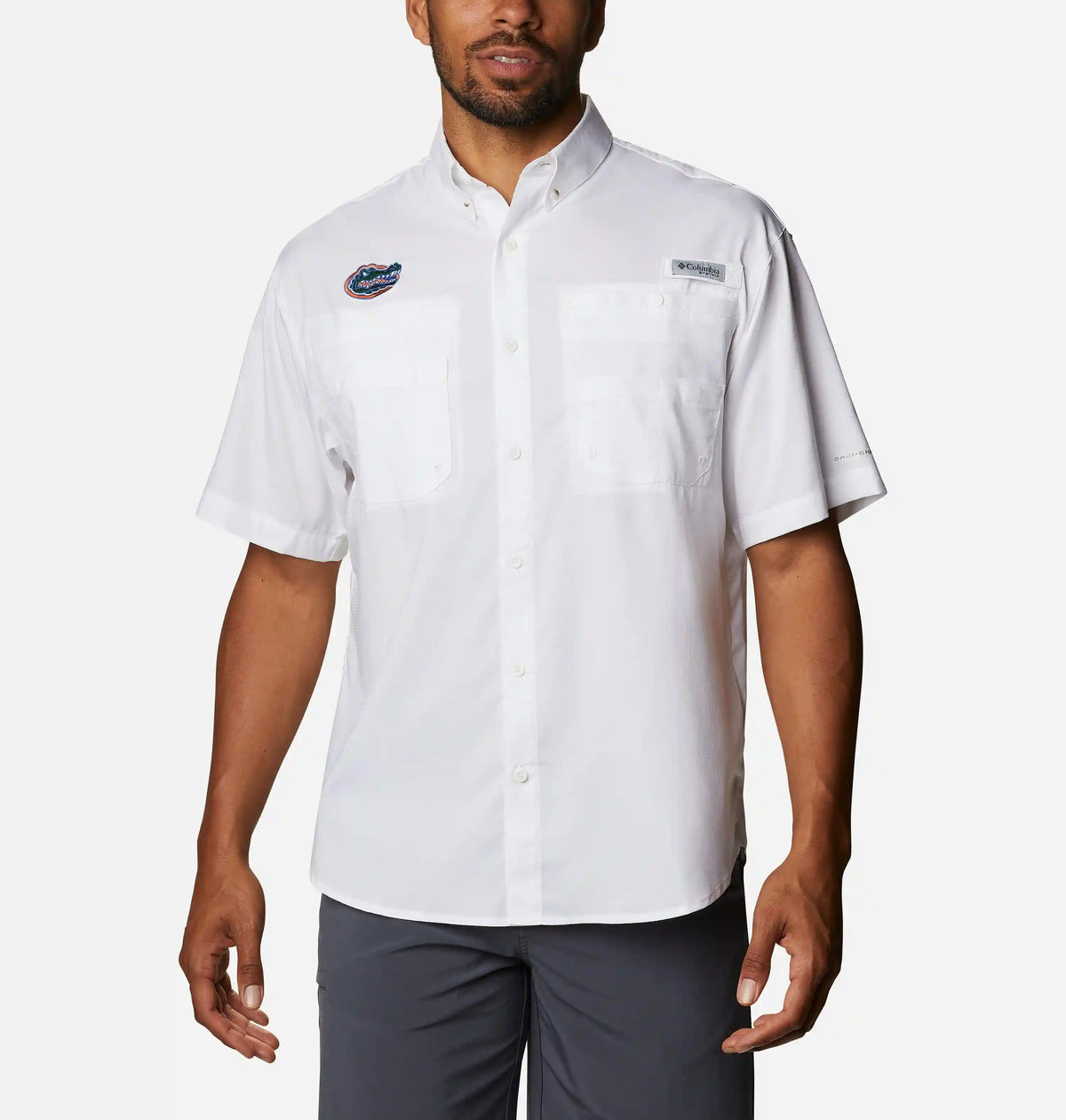Men's Collegiate PFG Tamiami Short Sleeve Shirt - Tall - Florida
